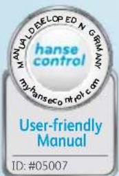 MANUAL DEVELOPED N. GERMANY hanse control my-fanseco ntrol cm User-friendly Manual ID: #05007