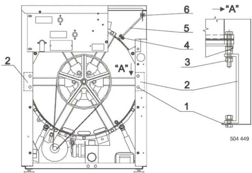 Eudora WP 6 - Lösen der Transportsicherung - 1