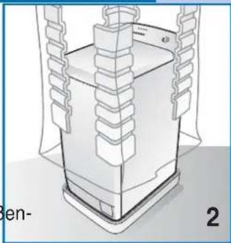Eudora WM 512 - AUSPACKEN UND ENTFERNEN DER TRANSPORTSICHERUNGEN - 1