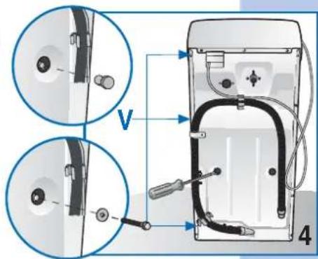 Eudora WM 512 - AUSPACKEN UND ENTFERNEN DER TRANSPORTSICHERUNGEN - 2
