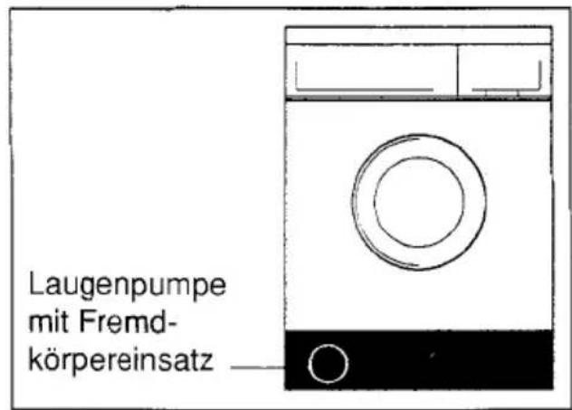 Eudora WG 55EA - Entnahme des Fremdkörperein- satzes - 1