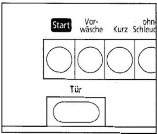 Eudora WG 55EA - Öffnen und Schließen der Einfülltür - 1