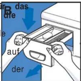 Eudora WAS 514 - Wie wird die Waschmittelschublade entnommen (Abb. A oder B, modellabhängig) - 2