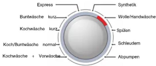 Eudora Sparmeister W6342 - Wählen Sie das Programm Kochwäsche kurz - 1