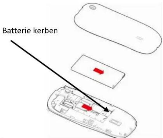 Mobistel EL430Dual - SIM-Karten und Akk einlegen - 2