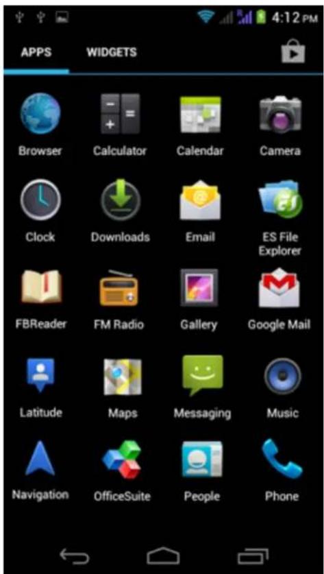 Yarvik Ingenia Horizon SMP 50-201 - Menu Apps (Aplikacje) - 2
