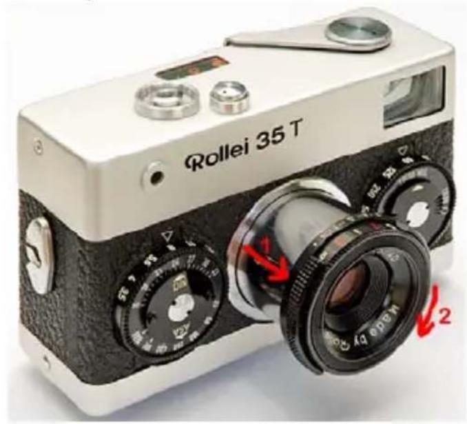 ROLLEI 35T - Bedienung - Objektivmechanik - 1