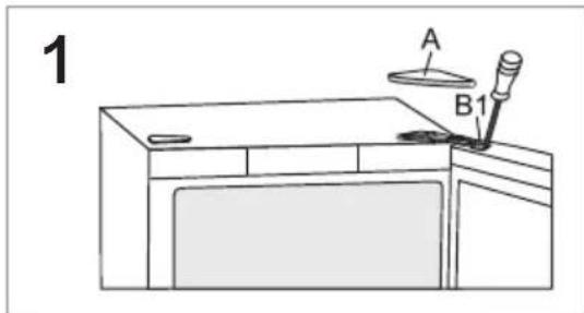 GORENJE ORK192OL - Den Türanschlagwechsel sollten zwei Personen vornehmen! - 1