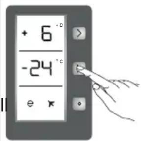 + 6 °C -24 °C e ★