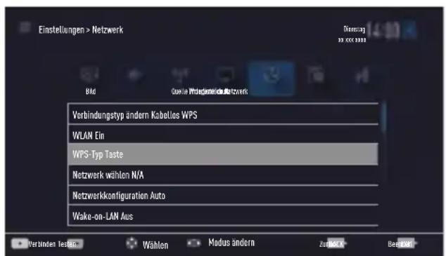 GRUNDIG 32 GFT 6820 - Automatische Anmeldung mit „WPS-PBC“ (Push Button Configuration) - 1