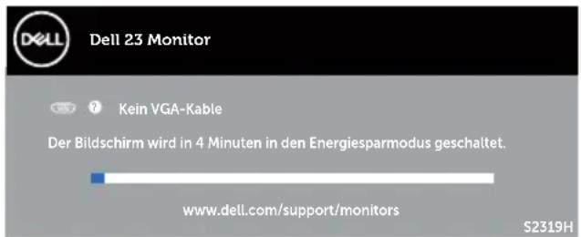 DELL S2319HN - OSD-Warnmeldungen - 6