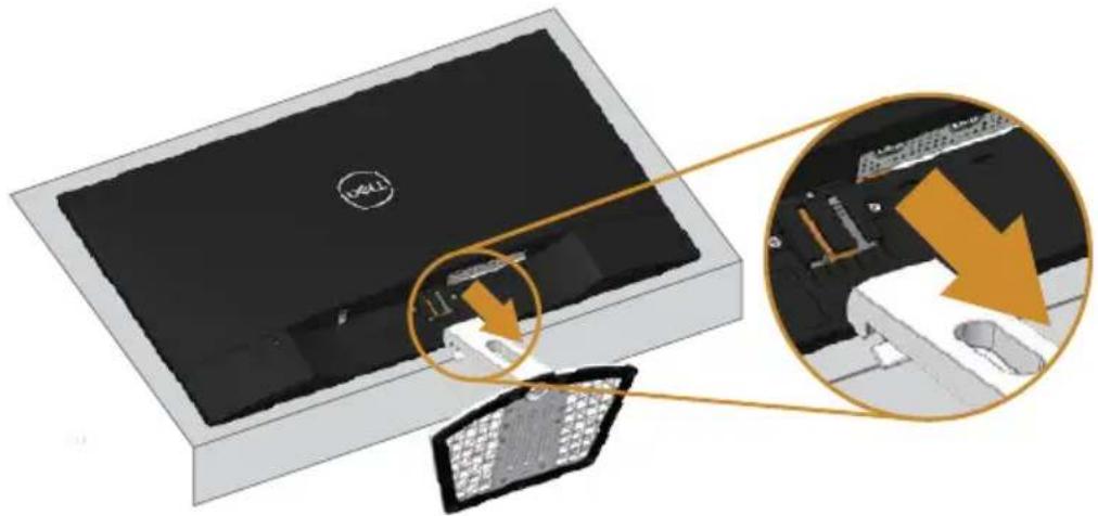 DELL S2319HN - Monitorständer abnehmen - 6
