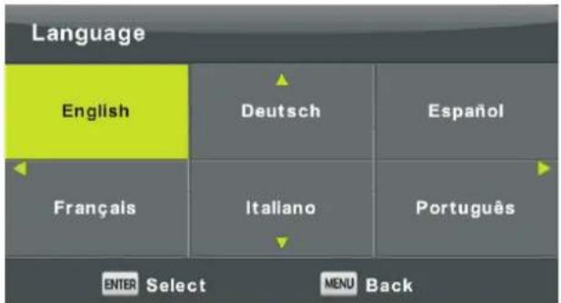 DENVER LED-3269 - OSD Language - 1