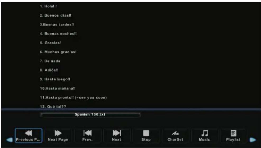 DENVER LED-3269 - Text Menu - 2