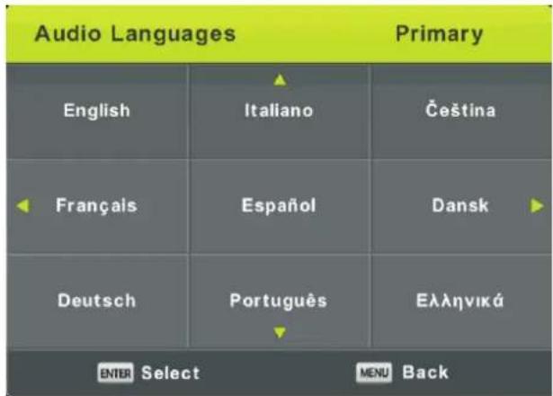 DENVER LED-3269 - Audio Languages - 1