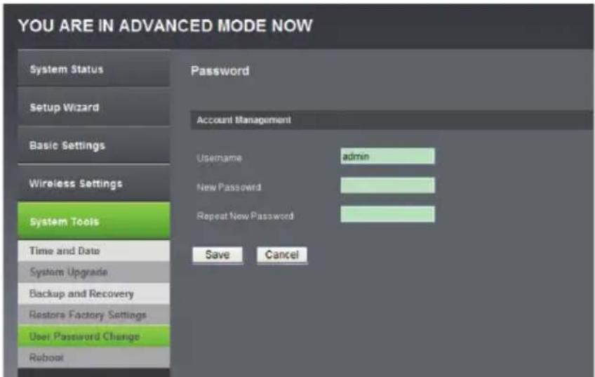 M-life ML0585 - Schimbarea parolei de administrare - 1