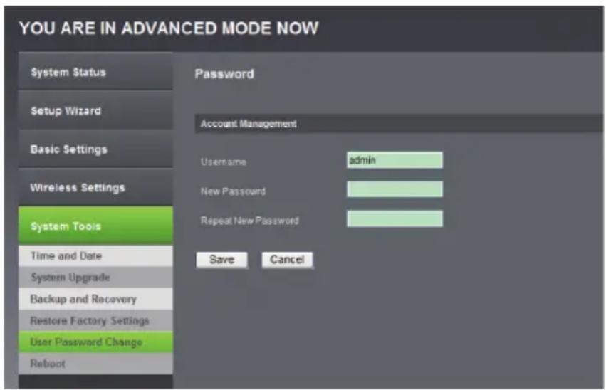 M-life ML0585 - Managements Passwort ändern - 1