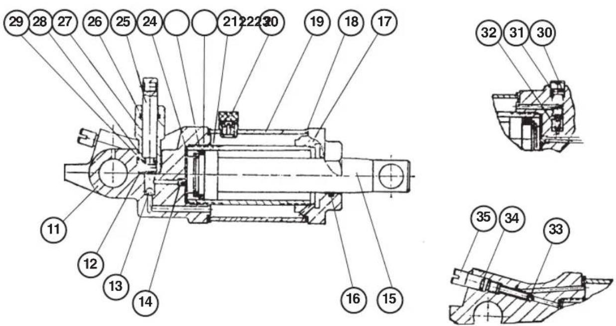 Clas Ohlson 30-7724 - Komponentlista, hydraulenhet - 1