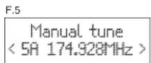 DENVER DAB-35 MK2 - DAB Manual tune - 3