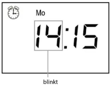 Jarolift TD-Sevenlogic Comfort - Einstellen der aktuellen Uhrzeit und des Wochentages - 1