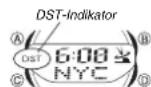 CASIO 4774 - Umschalten eines Stadtcodes zwischen der Sommerzeit und Standardzeit - 1
