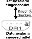 CASIO 3749 - Ein- oder Ausschalten eines Datumalarms - 2