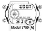 CASIO 3750 - Ein- oder Ausschalten des stündlichen Zeitsignals - 1
