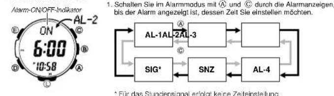 CASIO 3415 - Alarmmodus aufrufen - 1