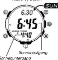 CASIO 3415 - Einsehen von Sonnenaufgang und Sonnenuntergang - 1