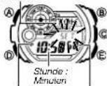 CASIO 3281 - Aktuelle Einstellungen von Uhrzeit und Datum ändern - 1