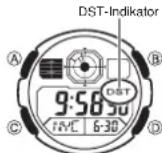 CASIO 3199 - Umschalten einer Stadtcodezeit zwischen Standardzeit und Sommerzeit - 1