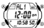 CASIO 3197 - Alarmzeit einstellen - 1