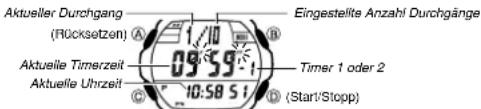 CASIO 3197 - Countdowntimer benutzen - 1