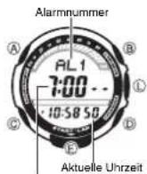 CASIO 3166 - Eine Alarmanzeige anzeigen - 1