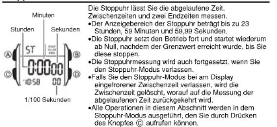 CASIO 3092 - Ein- und Ausschalten des stündlichen Zeitsignals - 2