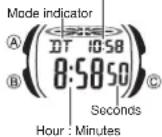 CASIO 2898 - Dual Time - 1