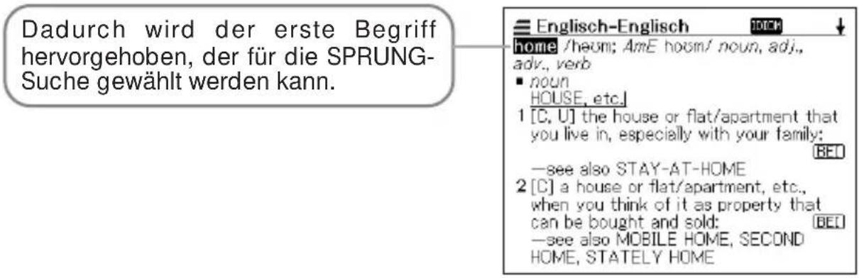 Dadurch wird der erste Begriff hervorgehoben, der für die SPRUNG-Suche gewählt werden kann. Englisch-Englisch home /heum; AmE hoem/ noun, adj., adv., verb noun HOUSE, etc.) 1 [C, U] the house or flat/apartment that you live in, especially with your family: —see also STAY-AT-HOME 2 [C] a house or flat/apartment, etc., when you think of it as property that can be bought and sold: —see also MOBILE HOME, SECOND HOME, STATELY HOME
