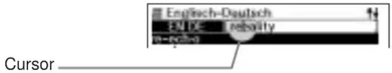 Englisch-Deutsch Dynice Resonality Cursor