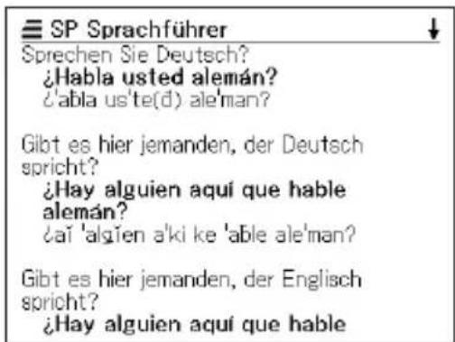 CASIO EW-G3000 - ♦ Italienischer Sprachführer - 2