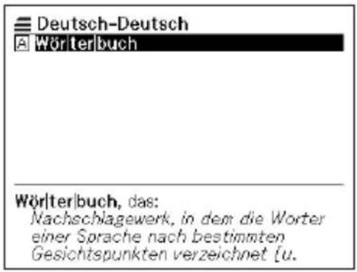 Deutsch-Deutsch Wörterbuch Wörterbuch, das: Nachschlagewerk, in dem die Worter einer Sprache nach bestimmten Gesichtspunkten verzeichnet (u.
