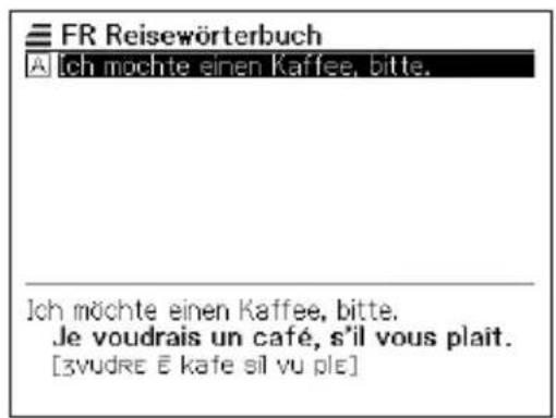 FR Reisewörterbuch Ich möchte einen Kaffee, bitte. Ich möchte einen Kaffee, bitte. Je voudrais un café, s'il vous plaît. [3vudre Ê kafe sil vu ple]