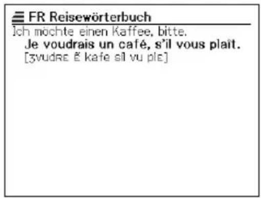 FR Reisewörterbuch Ich möchte einen Kaffee, bitte. Je voudrais un café, s'il vous plaît. [3vudre É kafe sill vu ple]