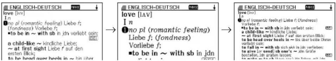 ENGLISCH-DEUTSCH love [IwV] I n no pl (romantic feeling) Liebe f; (fondness) Vorliebe f; ■to be in ~ with sb in jdn verliebt sein; [BEI] a child-like ~ kindliche Liebe; ~ at first sight Liebe f auf den ersten Blick; to be head over heels in ~ his nher ENGLISCH-DEUTSCH love [IAV] I n no pl (romantic feeling) Liebe f; (fondness) Vorliebe f; ■to be in ~ with sb in jdn verliebt sein; [BEI] a child-like ~ kindliche Liebe; ~ at first sight Liebe f auf den ersten Blick; to be head over heels in ~ bis über beide Ohren vorliebt sein; to fall in ~ with sb sich akk in jdn verlieben; to give [or send] sb one's ~ jdn Größe bestellen, jdn graten lassart; [BEI] to make ~ back (with sb in jdn, all jdn)