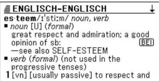 CASIO EW-G100 - Wörterbuchfunktion - 3