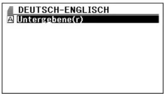 DEUTSCH-ENGLISCH Untergebene(r)