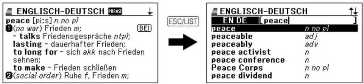 ENGLISH-DEUTSCH PHRASE peace [pi:s] n no pl ① (no war) Frieden m; BEI ~ talks Friedensgespräche ntpl; lasting ~ dauerhafter Frieden; to long for ~ sich akk nach Frieden sehen; to make ~ Frieden schließen ② (social order) Ruhe f, Frieden m; ESC/LIST ENGLISH-DEUTSCH ↑↓ EN DE [peace] peace n no pl peaceable adj peaceably adv peace activist n peace conference n Peace Corps n no pl peace dividend n