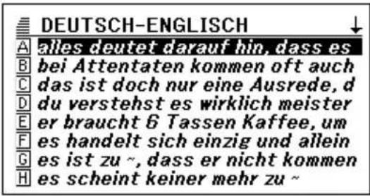 DEUTSCH-ENGLISCH A alles deutet darauf hin, dass es B bei Attentaten kommen oft auch C das ist doch nur eine Ausrede, d D du verstehst es wirklich meister E er braucht 6 Tassen Kaffee, um F es handelt sich einzig und allein G es ist zu ~, dass er nicht kommen H es scheint keiner mehr zu ~