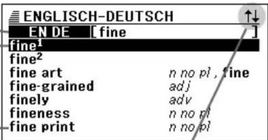 CASIO EW-G100 - Geben Sie das englische Wort ein, das Sie nachschlagen möchten. - 1