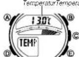 CASIO Pro Trek PRG-280-1ER - Temperaturmessungen vornehmen - 1