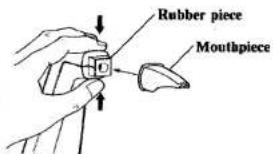 Rubber piece Mouthpiece